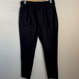 Only & Sons Men's Linus Tapered Cropped Linen Mix Pants Size Small